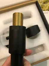 Sink Basin Tap Faucet Bath-Mixer Wall-Mount Rose-Gold-Set Brass Single-Handle Matt Black