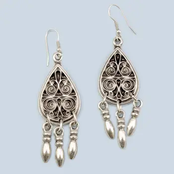 

Earrings jewelry chasing (54440)
