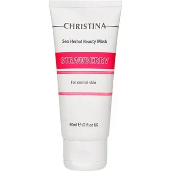 

Beauty mask based on sea herbs for normal skin strawberry Christina sea herbal beauty mask strawberry 60 ml