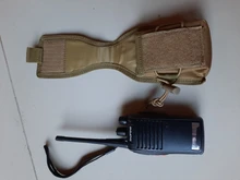 Bolsa de nailon 1000D para exteriores, bolsa de bolsillo para walkie-talkie de Radio, deportes tácticos, Molle