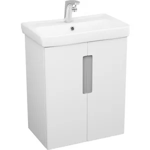 

Curbstone under the sink owl 1975 runn 55,5X35,9 cm, white lacquer (ow07.03.00)