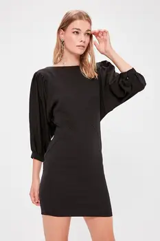 

Trendyol Black Shoulder Detail Dress TWOAW20EL1693