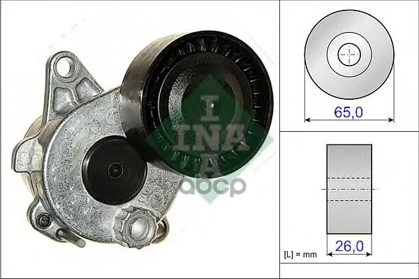 534 0336 10_ролик Натяжной Ремня Но! Mb W204/W212/C207/X204 2.2/2.5cdi 09 Ina 534033610 Ina арт. 534033610