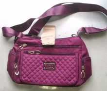 Geestock-Bolso cruzado de nailon impermeable para mujer, bolsas de mensajero de hombro a cuadros, informal, con asa superior, bolso de viaje