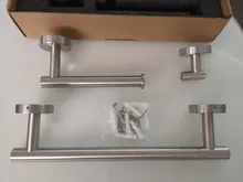 Hook Towel-Rack Hardware-Set Paper-Holder Toilet Bathroom-Accessories Stainless-Steel