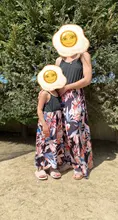 Vestidos a juego con estampado de flores para madre e hija, ropa para Mamá, Mamá, mamá, niñas, trajes familiares
