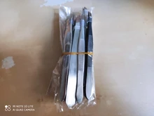 Pinzas para cejas de acero inoxidable, juego de 10 unidades, pinzas para el pelo, pinzas para recortar cejas, pinzas para extensiones de pestañas, utensilios de belleza para maquillaje