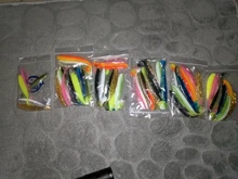 Wobbler Silicone Bait Spinnerbait-Accessories Streamer Soft-Lure Shad Sea Worm 50pcs/Lot