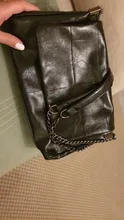 Bandolera de cadena gruesa plegable para mujer, bolso de hombro femenino A la moda, con asa, 2020
