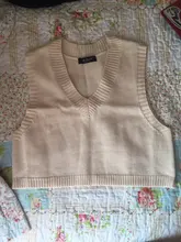 GOPLUS-chaleco tejido cuello pico para mujer, nuevo suéter de primavera y otoño, chalecos cortos informales sin mangas, tejido punto torcido, C9510, 2021