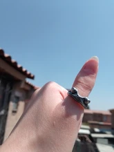 Anillo de rana Vintage bohemio para mujer, diseño artístico, apertura Retro ajustable, anillos llamativos para mujer, regalo de Color plata