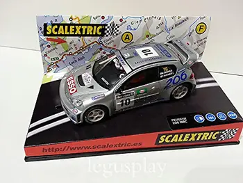 

SCX Slot Scalextric 6064 Compatible Peugeot 206 WRC V Open de España 2001 N ° 10