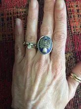 Anillos personalizados con letras de A-Z para hombre y mujer, anillos diarios de vampiros, Elena, Gilbert, películas, joyería Cosplay, regalo de abalorios para fanáticos