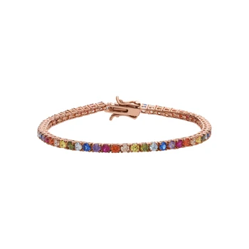 

Silver Bracelet with cubic zirconia sunlight sample 925