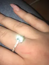 Anillos de Compromiso de circonita de cristal para mujer, joyería de boda femenina, accesorios de regalo, 2021