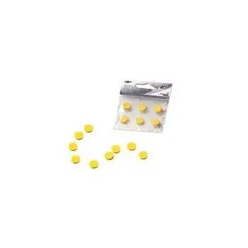 

ROUND MAGNETS 10 MM FOR BLACKBOARDS BAG 20UNDS YELLOW