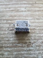 Usb-Socket Micro-Usb Female 100pcs 5pin Four-Legs Ox-Horn Flat-Mouth No-Side