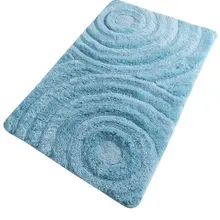 Коврик для ванной-коврики | коврик для ванной нескользящие Противоскользящие коврики волна Бирюзовый 60X100 см