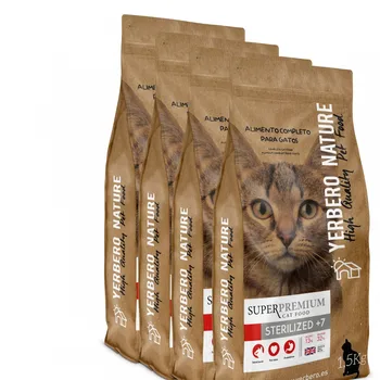 

Yerbero NATURE 4 pc set STERILIZED + 7 food Superpremium cat 1,5kg c/u.