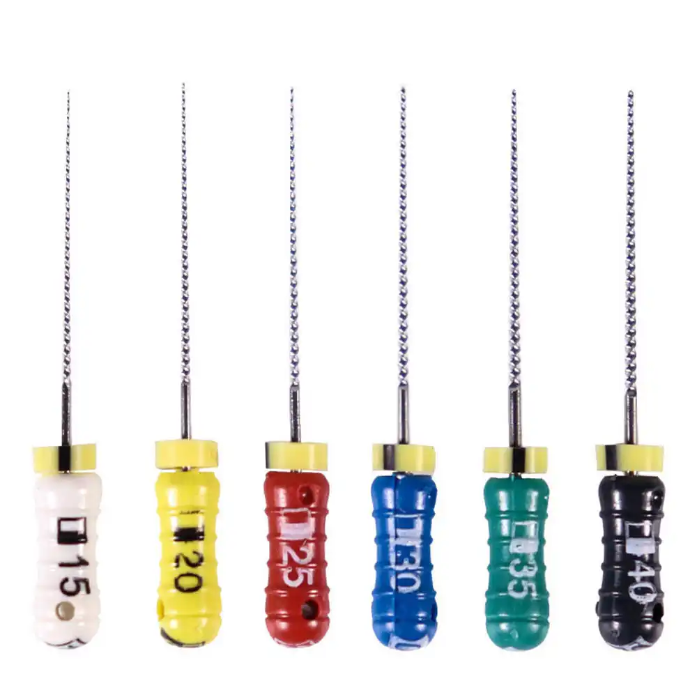 1 Pack(6pcs)Endodontic Root Canal C+ Files Hand Use Dental C File 21/25mm 8 15 Hand Use files