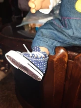 Zapatos de muñeca Unisex, zapatillas de lona de 2019 cm, estilo nuevo, para muñeca BJD 7,5, Mini zapatos de moda para DIY para muñecas rusas, 1/3