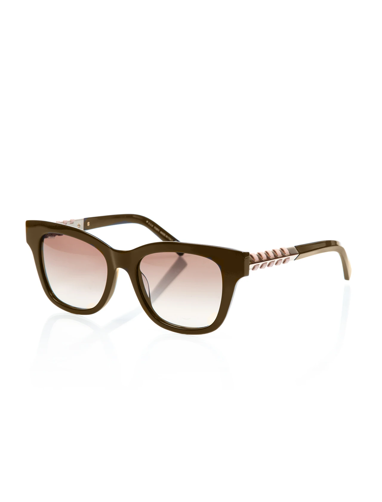 

Women's sunglasses to 0200 48f bone Brown organic square square 53-18-140 tods