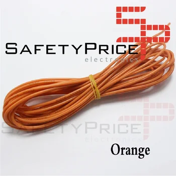 

10 meters 10 m AWG26 Cord ORANGE braided electronic welding arduino Bridge SP