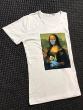 White Tops Tshirt Tees Aesthetic Harajuku Funny Vintage Cartoon 90s Casual Mona Ullzang