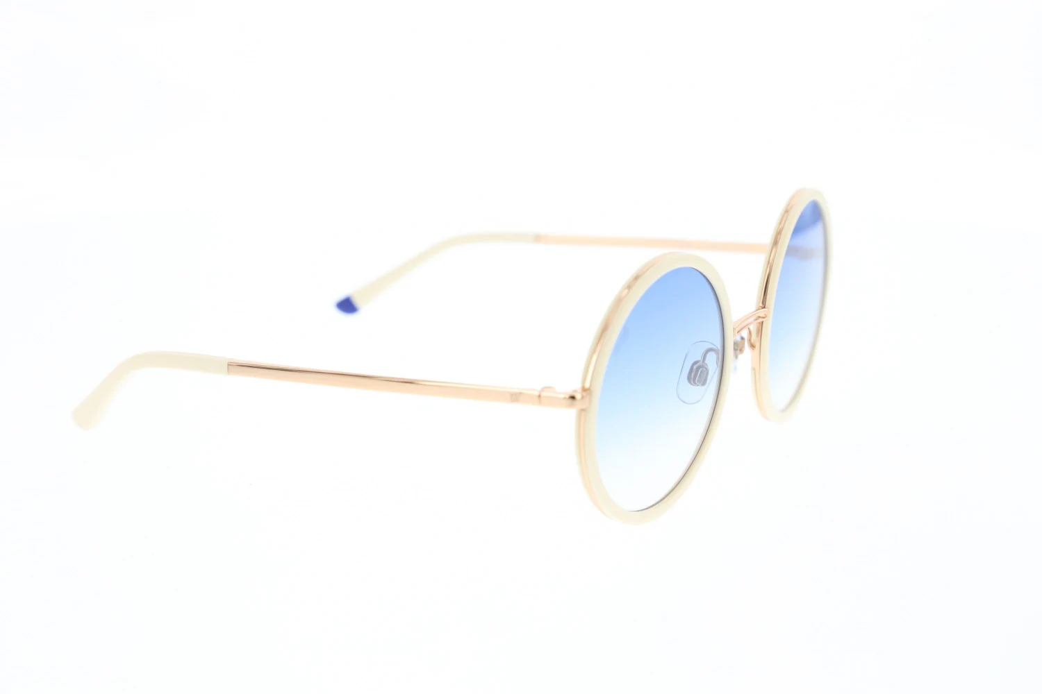

Women's sunglasses w 0200 21f metal cream polycarbonate round round 52-22-140 web