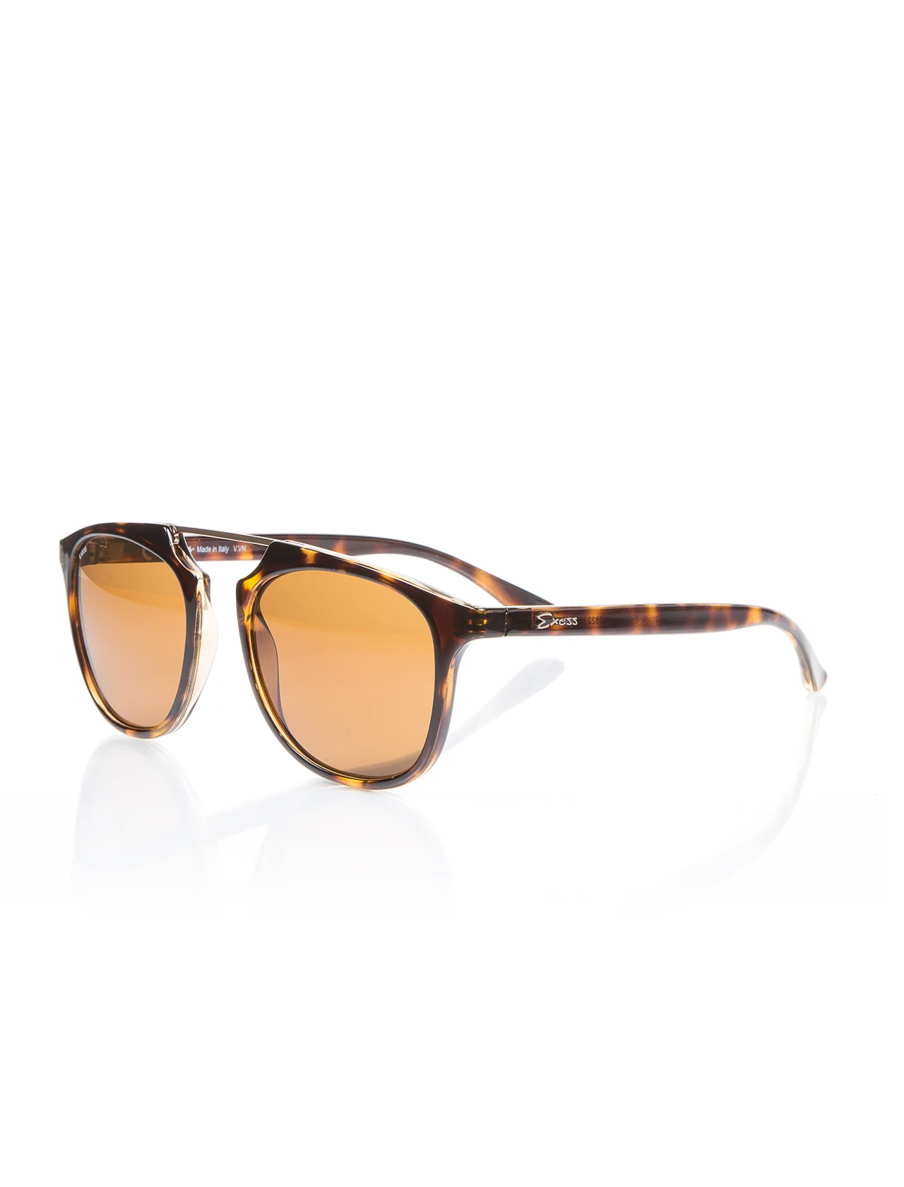 

Unisex sunglasses e 1909 7822 tq bone Brown organic square square 51-19-140 exess