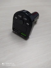 Transmisor FM LED con Bluetooth 5,0 para coche, kit de reproductor de música MP3, USB Dual, cargador 3.1A 1A, 2 puertos USB, para iphone, para coche, disco U/TF