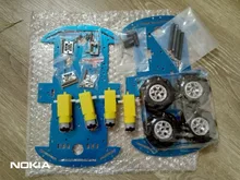 Mecanum-Robot omnidireccional de rueda, Kit de Chasis de coche con 4 Uds. De Motor TT para Arduino Raspberry Pi DIY, piezas de juguete