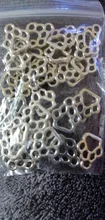 30 Uds. De dijes de pata de perro, colgante de Color plateado bronce tibetano de 13x11mm, fabricación de joyas antiguas DIY, artesanía hecha a mano