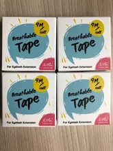 FUNMIX-Cinta de respiración para pestañas injertadas, cinta de aislamiento con agujeros, transpirable, resistente, 4 Uds.