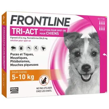 

FRONTLINE TRI-ACT 5-10kg - 6 pipettes