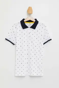 

DeFacto Fashion Boy Short Sleeve Polo Shirt Kids Casual Comfort Tops Boys High Quality Dot Polo-shirt Summer - M2997A619HS