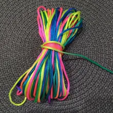 Cordón de nailon de 20 metros y 2MM, hilo de cuerda suave de satén chino, macramé, lazo, pulsera trenzada, borlas, hilo para ABALORIOS