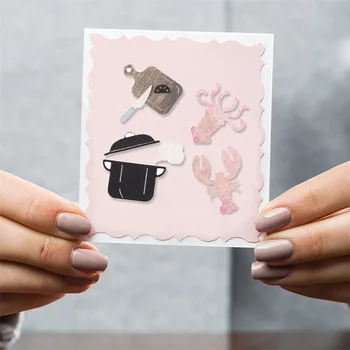 

Tableware Kitchenware 2020 New Metal Cutting Dies For Scrapbooking Craft Die Cut Card Making Embossing Stencil Photo Album