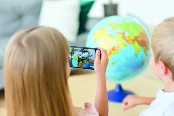 

Interactive relief globe Globen int13200291 D = 32 cm