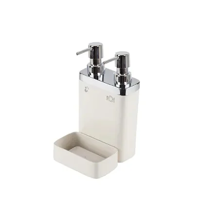 Viva Double Liquid Soap Dispenser With Sponge
