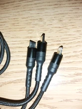 Cable USB de datos 3 en 1 para iPhone, Cable de carga rápida para teléfono Android tipo c, xiaomi, huawei, Samsung, iPad