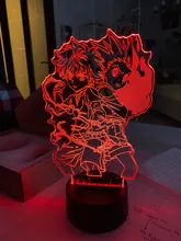 Night-Light Decor-Lighting Hxh-Lamp Gon Bedside Killua-Figure Bedroom Anime Hunter-X-Hunter