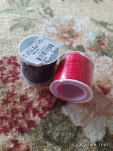 50 metros 0,8mm Cordón de Nylon hilo nudo chino Macrame cable pulsera trenzada cuerda manualidades con abalorios joyería de DIY cable del hilo de rosca