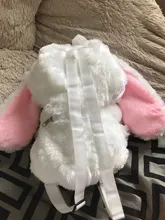 Peluche de conejo de peluche de LOLITA para niñas, bolsa de orejas largas, juguetes de peluche, mochila