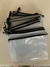 Bolsa con cremallera de malla A5, paquete de 18 bolsas de almacenamiento para juegos de mesa, escuela, suministros de oficina y viaje