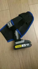 Bolsa portabrocas Holst, herramienta inalámbrica para taladro de 12v, bolsa de herramientas de cintura