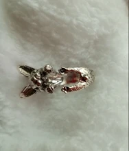 Anillos de gato Kinitial Vintage para mujer y hombre, Anillos de animales Punk, Anillos de gato, bisutería, 1 ud.