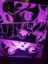 Led-Night-Light Bedroom Decor Zenitsu-Figure Gift Acrylic No-Yaiba-Lamp Demon Slayer