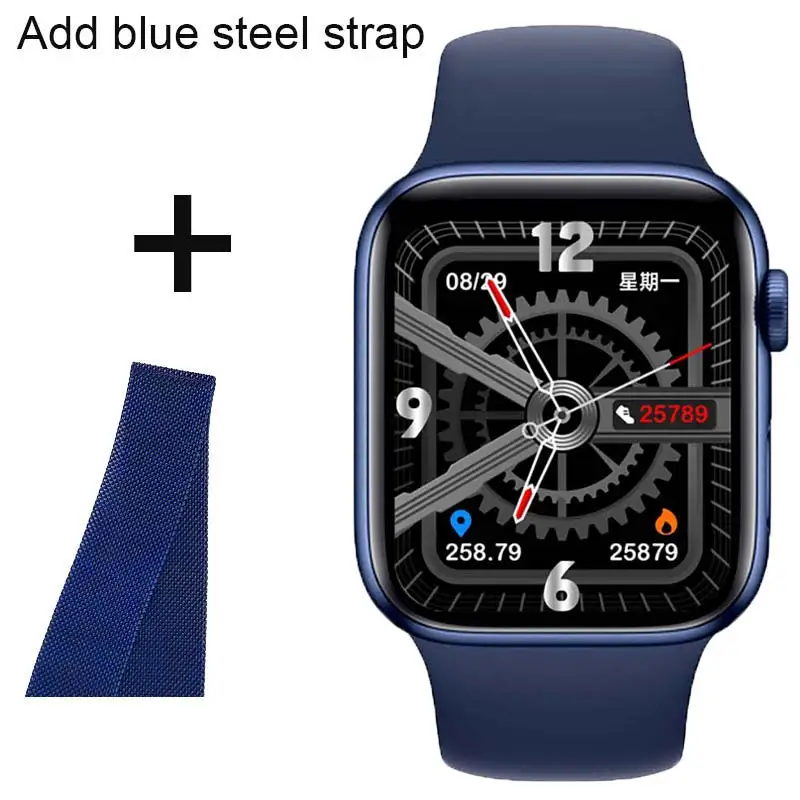 IWO Smart Watch Men Series 7 Wireless Charge Smartwatch Women Heart Rate Watches Bluetooth Call Fitness Tracker For Android IOS 