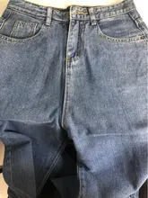 Leg-Jeans Trousers Clothing Pants Bottom Vintage Streetwear High-Waist Wide Baggy Denim